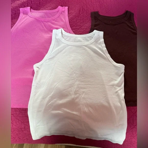 A New Day Ribbed High Neck Tank Tops (3) - Picture 5 of 5